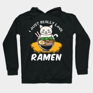 RAMEN: I Love Ramen Cat Hoodie